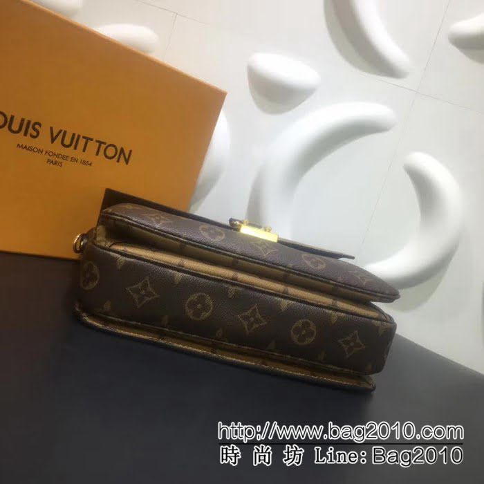 路易威登LV頂級原單2018新款M41465黃花 Pochette Metis斜跨包 YDH1315
